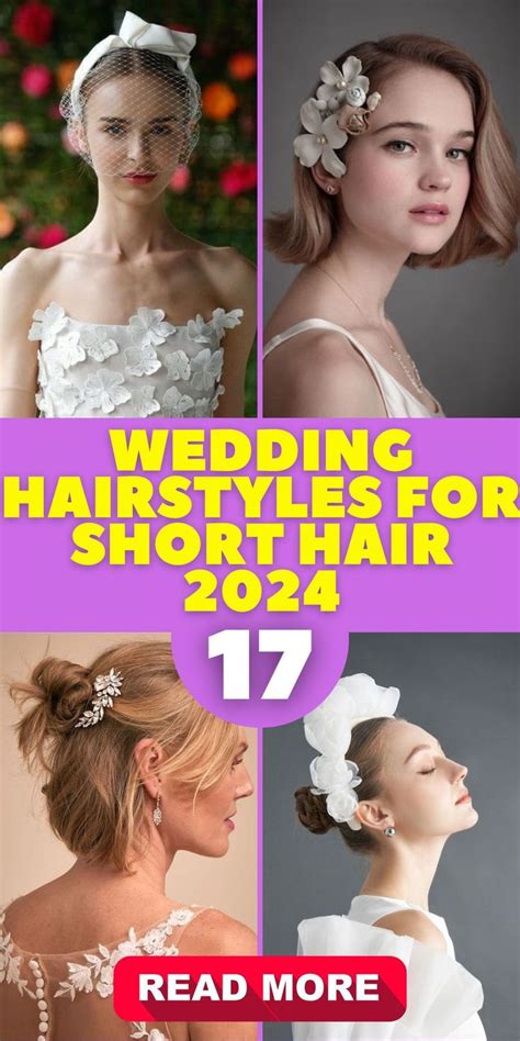Get Inspired with DIY Wedding Hairstyles for Short Hair 2024 in 2024 | Short wedding hair, Curly ...