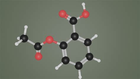 Salicylic Acid Molecular Model 3D Model - TurboSquid 2051847