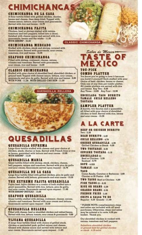 LALOS RESTAURANTE MEXICANO menu in Garrett, Indiana, USA