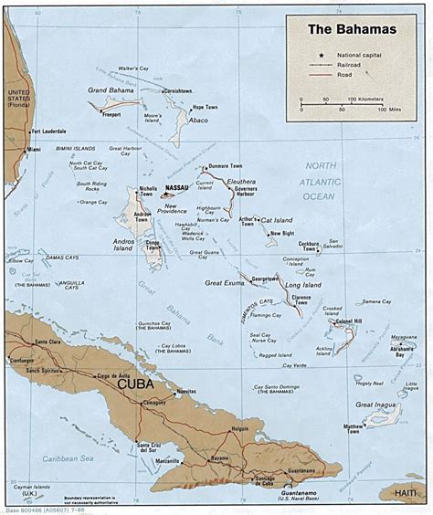 Bahamas Maps | Printable Maps of Bahamas for Download