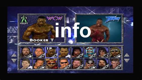 WCW/nWo Thunder - Complete Roster / all Wrestlers (PSX, 1999) - YouTube