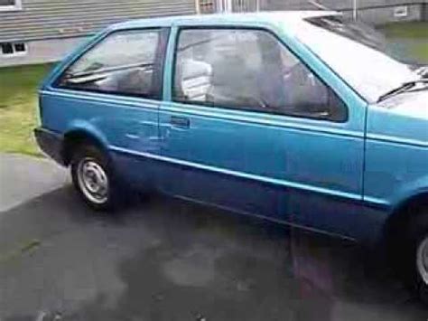 89 Chevy Spectrum for sale - YouTube