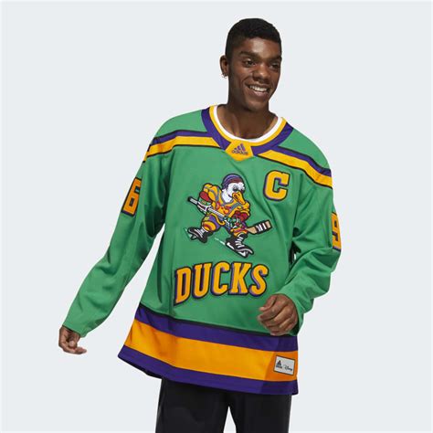 Men's Green Mighty Ducks Conway Authentic Jersey | adidas US