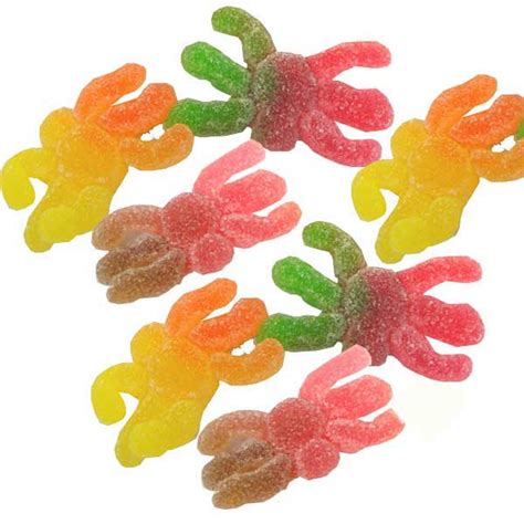 Gummi Hairy Spiders 10oz tub - Grandpa Joe's Candy Shop