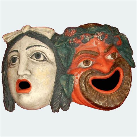 Pompeii Theatre Masks, Terracottas Museum Pompeii Herculaneum for sale - Avalon