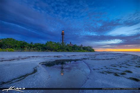 Sanibel Lighthouse at Lighthouse Beach Park During Sunrise | HDR ...