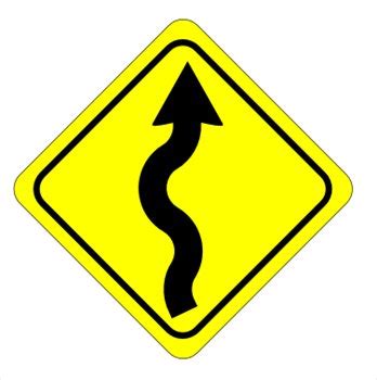 yellow road signs clip art - Clip Art Library