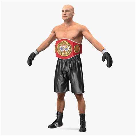 IBF Boxing Champion Rigged 3D Model $179 - .max - Free3D