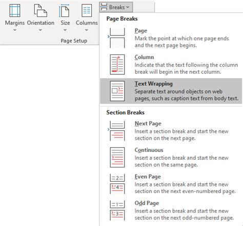 Line breaks in a Word document - Microsoft Word 365