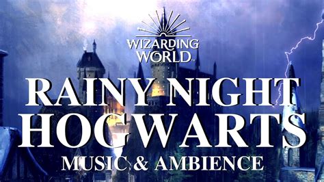 Harry Potter Music & Ambience - Rainy Night at Hogwarts - YouTube