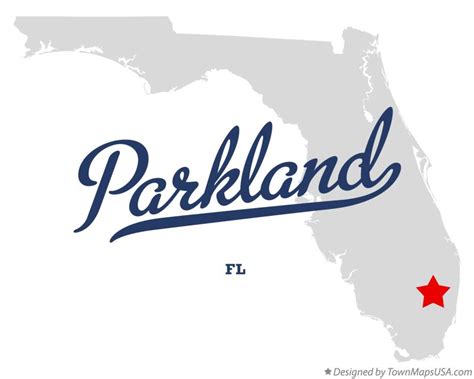 Map of Parkland, FL, Florida