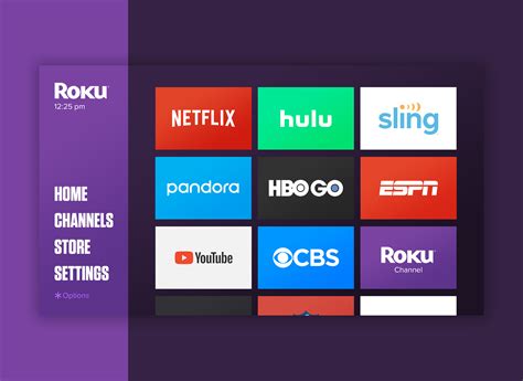 Roku Home Screen Redesign by Christopher Stoney on Dribbble