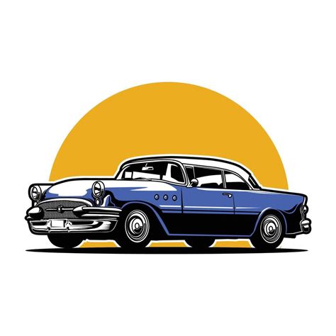 classic retro car vector illustration design 8608233 Vector Art at Vecteezy