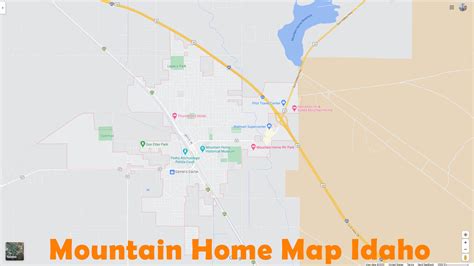 Mountain Home, Idaho Map