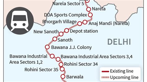 Rithala-Narela-Kundli metro corridor proposal okayed, to be ready by ...