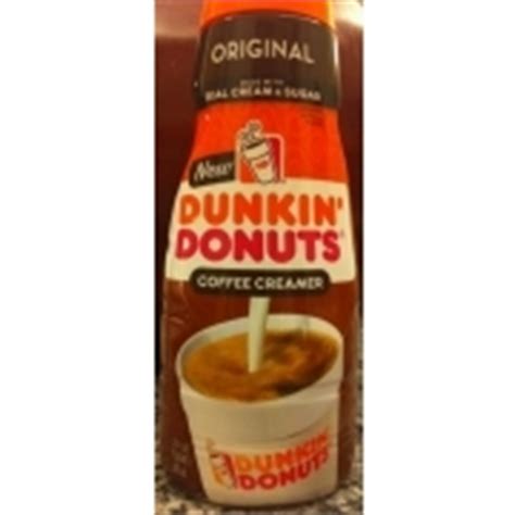 Dunkin Donuts Original Coffee Creamer: Calories, Nutrition Analysis ...