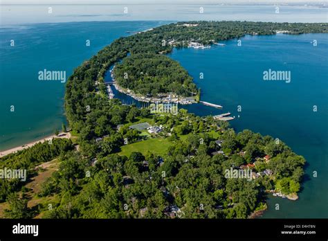 Toronto Islands from the air Stock Photo - Alamy