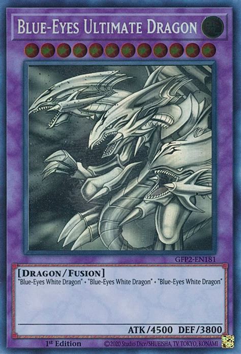 Blue-Eyes Ultimate Dragon (Ghost Rare) - Ghosts From the Past: The 2nd Haunting - YuGiOh