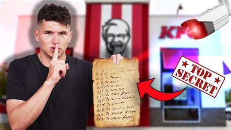 I Found The Secret KFC Recipe - YouTube