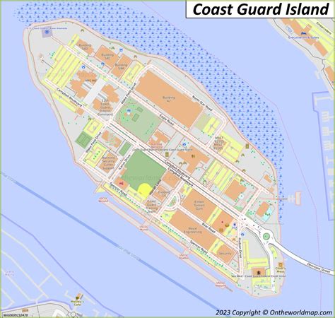 Coast Guard Island Map | Alameda - Ontheworldmap.com