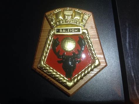 Hms Raleigh Ships Crest | #1777476701