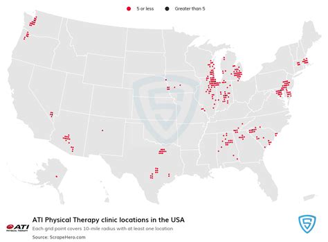 Number of ATI Physical Therapy locations in the USA in 2024 | ScrapeHero