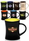 Personalized Coffee Mugs – 10 oz. Aztec Diner Flare Two-Tone Mugs