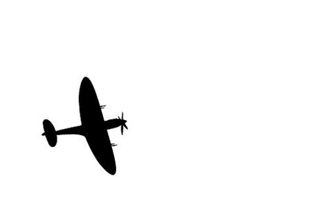 Spitfire Silhouette at GetDrawings | Free download