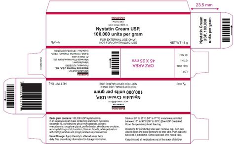 Nystatin Cream: Package Insert / Prescribing Information - Drugs.com