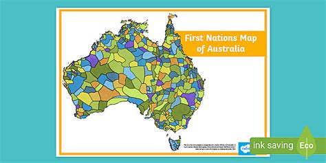 First Nations Map of Australia - Primary Resources | Twinkl