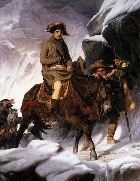 Napoleon crossing the Alps, 1850 - Paul Delaroche - WikiArt.org