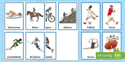 How Do We Say the German Words for Sports? - Twinkl