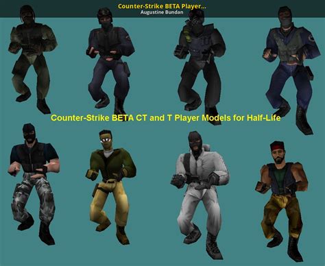 Counter-Strike BETA Player model pack for Half-Lif [Half-Life] [Mods]