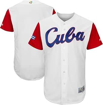 Men's 2017 World Baseball Classic Jerseys Cuba Team: Amazon.ca ...