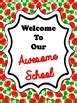 Strawberry Welcome Posters, School, Summer Classroom Door Signs by Swati Sharma