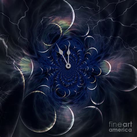 Space clock Digital Art by Bruce Rolff - Fine Art America