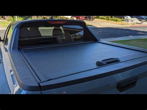 Hyundai Santa Cruz - Install Factory Tonneau Cover - YouTube