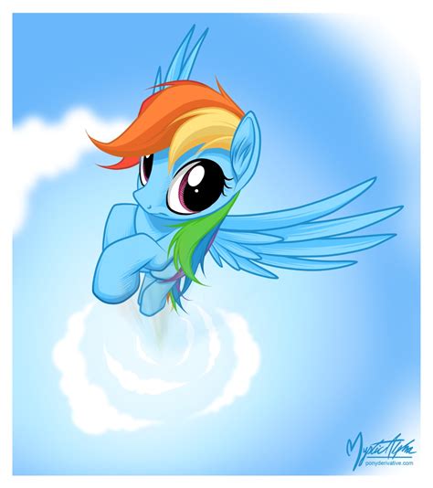 Rainbow Dash Flying 4 by mysticalpha on DeviantArt