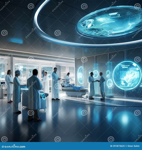 Futuristic Medical Facility with State-of-the-Art Technology for ...