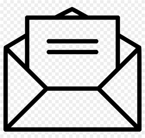 Opened Mail Comments - Open Envelope Icon, HD Png Download - 980x888(#6255781) - PngFind