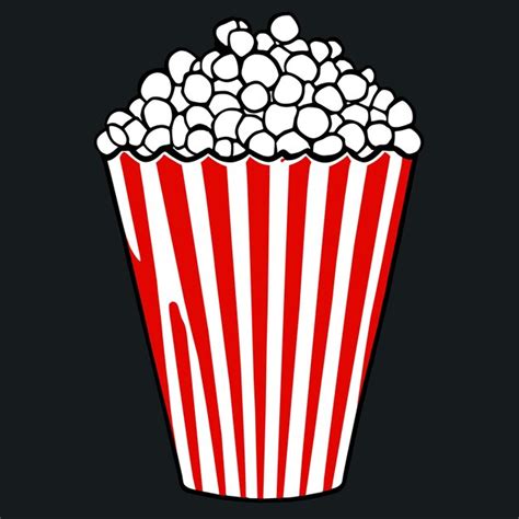 Premium Vector | Popcorn vector illustration