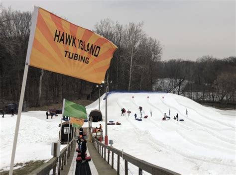 Hawk Island Park tubing hill provides fast winter fun - Spartan Newsroom