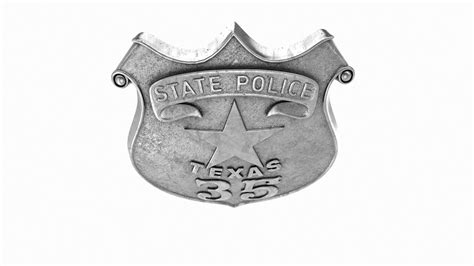 ArtStation - Old Texas Police badge | Resources