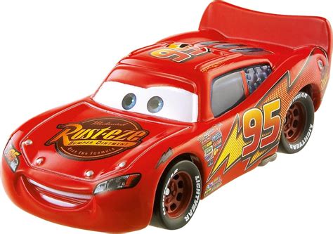 Amazon.com: Disney Pixar Cars Die-cast Lightning McQueen Vehicle: Toys ...