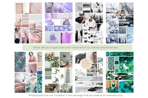 Pinterest Mood Board Templates | Mood board template, Mood board, Pinterest templates