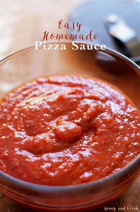 This easy homemade pizza sauce recipe is one of my favorite from ...