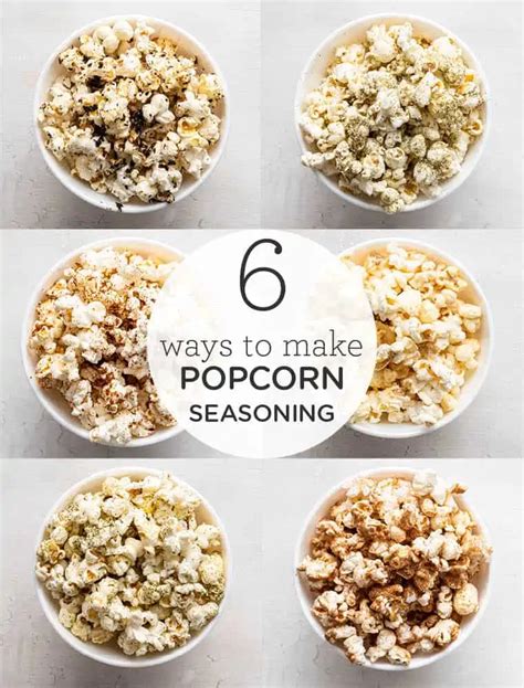 Easy + Healthy Popcorn Seasoning: 6 Ways | Simply Quinoa