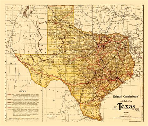 Texas Railroad Commission District Map - United States Map