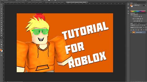 How to make a roblox thumbnail PART #2!! - YouTube