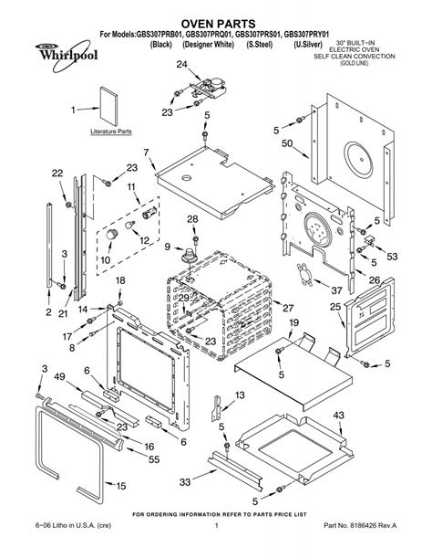 OVEN PARTS - KitchenAid